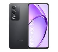 OPPO A80 5G 8+256Go, Smartphone Android Débloqué, Téléphone Mobile, Écran 120Hz 6,67" LCD, Dimensity 6300 5G, Caméra AI 50+2MP, Batterie 5100mAh, SUPERVOOC 45W, Splash Touch, NFC, Double SIM, Noir