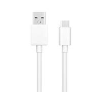 OPPO - Câble de Charge VOOC et SuperVOOC USB A/USB C, Câble Chargeur Téléphone Portable, Longueur 1m, Vitesse de Chargement et Synchronisation Rapides, Design Compact, Blanc