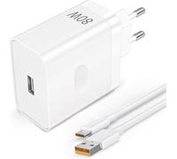 Oppo Chargeur Rapide Avec Câble Usb C 2M, Pour Oneplus 10 Pro/Nord 2T, 80W Usb C Chargeur Secteur Chargeur Rapide Pour Oneplus Nor