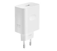 Oppo Chargeur Supervooc 45 W - USB, Charge Rapide, Chargeur Original Oppo, câble Non Inclus - Blanc