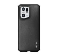 Oppo Étui pour Oppo Find X5 Folio Flip Cover avec Porte-cartes Noir