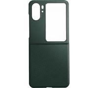 Oppo Find N2 Housse Flip Effet Carbone Design 2 pièces Vert Foncé