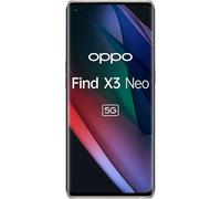 OPPO Find X3 Neo - Smartphone 5G Débloqué - Téléphone 5G 256 Go - 12 Go de RAM - Écran 90 Hz - Batterie 4500 mAh - Quadruple Capteur Photo 50 MP - USB-C - Android 10 - Argent Galactique