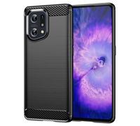 Coque brossée noire pour Oppo Find X5 6,5 pouces souple Antichoc