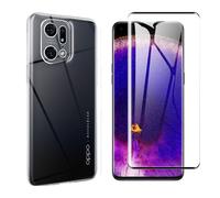 Oppo Find X5 5G coque tpu et vitre full noir