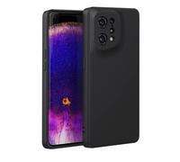 Coque pour Oppo Find X5 6,5 pouces Souple noire en Gel TPU Antichoc