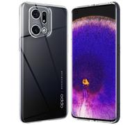 Coque pour Oppo Find X5 6,5 pouces Souple Transparente Bumper en Gel TPU Invisible