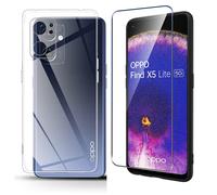Oppo Find X5 Lite 5G coque tpu transparente et vitre