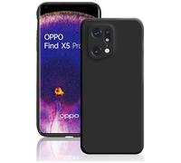 Coque pour Oppo Find X5 Pro 5G 6,7 pouces Souple noire en Gel TPU Antichoc