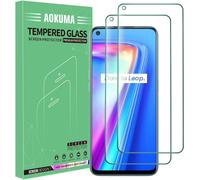 Oppo Realme 7 Tempered Glass, [Pack Of 2] Tempered Glass Oppo Realme 7 [0.26mm] [Extreme Scratch Resistant] Easy Installation Screen Protector Film