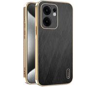 Oppo Reno 13 F 5G/13F 5G/13 FS 5G Case,Shockproof Shockproof Hard PC Case,Stylish Design for Daily,Outdoor,Travel,Black
