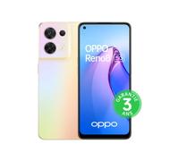 OPPO Reno 8 - Smartphone 5 G - 8 Go RAM + 256 Go - Triple Capteur Photo 64 MP, Frontal 32 MP - Écran AMOLED 90 Hz 6,4” - Batterie 4500 mAh + Charge Rapide 80W - Or Chatoyant [version FR]