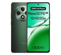 OPPO Reno12 FS 5G 12+512Go, IA Smartphone Android Débloqué, Écran 120Hz 6,67" AMOLED, Dimensity 6300 Téléphone Portable, Caméra AI 50+8+2MP, 5000mAh 45W, Résistance IP64, NFC, Vert