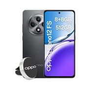 OPPO Reno12 FS AI Smartphone, Triple caméra 50+8+2MP, Selfie 32MP, écran 6,67" 120HZ AMOLED FHD+, 5000mAh, RAM 16 Go (8+8) +ROM 512 Go, Support Auto [Deluxe Edition], Mat Gris