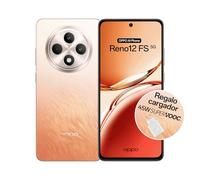 OPPO Reno12FS 5G Smartphone IA 24 Go (12 Go + 12 Go, 512 Go, écran 2,5D AMOLED 6,7"), appareil photo 50 + 8 + 32 MP, Android, IP64, batterie 5000 mAh, 45 W, chargeur inclus, ambre