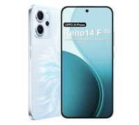OPPO Reno14 F 5G IA Smartphone Android Débloqué, 8+256Go Téléphone, Snapdragon 6 Gen 1, Écran AMOLED 120Hz 6,57", Caméra AI 50MP, Batterie 6000mAh, SUPERVOOC 45W, Résistance IP69, NFC, Dual SIM, Bleu