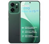 OPPO Reno14 FS 5G 12+512Go Téléphone, IA Smartphone Android Débloqué, Écran 120Hz 6,57" AMOLED, Caméra 50MP, Batterie 6000mAh, SUPERVOOC 45W, Snapdragon 6 Gen 1, IP69, Vidéo 4K, NFC, Dual SIM, Vert