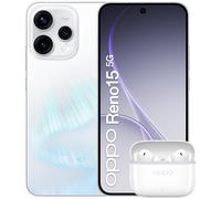 OPPO Reno15 5G Aurora White Box 6.59" Double SIM Android 16.0 USB Type-C 8 Go 512 Go 6500 mAh Blanc