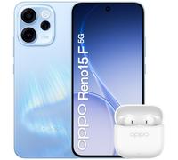 OPPO Reno15 F 5G Aurora Blue Box 6.57" Double SIM Android 16.0 USB Type-C 8 Go 256 Go 6500 mAh Bleu