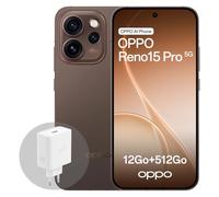 OPPO Reno15 Pro 5G Smartphone Android, 12+512Go, Écran AMOLED 6.32" 120Hz, Appareil Photo Ultra-Clair 200MP, Vidéo 4K HDR, 6200mAh, MediaTek Dimensity 8450, avec Chargeur 80W SUPERVOOC, Dusk Black