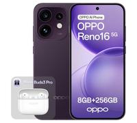 OPPO Reno16 5G 256GB 8GB RAM Twilight Violet Enco Buds3 Pro Glaze White