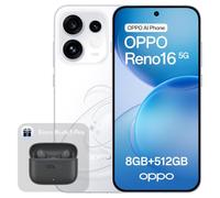 OPPO Reno16 5G 512GB 8GB RAM Pop White Enco Buds3 Pro Graphite Grey