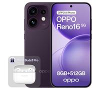 OPPO Reno16 5G 512GB 8GB RAM Twilight Violet Enco Buds3 Pro Glaze White