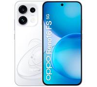 Smartphone OPPO Reno16 FS 5G 8Go Ram 512Go Blanc Pop Écran 6.57"" Grand-angle 50 MP Planète Pop Design 3D ColorOS 16 6500 mAh