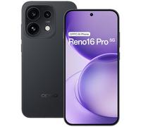 Oppo Reno16 Pro 5G, 200MP, 6,32" 144Hz, 6000mAh, 12+512GB, Starlight Black | Écran AMOLED 6,32"144Hz, 6000mAh, 80W SUPERVOOC, Dimensity 8550, ultra grand-angle 50MP, téléobjectif 50MP JN5 3,5X (1/2,76")