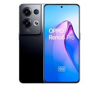 OPPO Reno8 Pro - 5G Smartphone - Double SIM - RAM 8 Go/Mémoire Interne 256 Go - écran OEL - 6.7" - 2412 x 1080 Pixels (120 Hz) - 3 x caméras arrière 50 MP - Front Camera 32 MP - Noir glacé