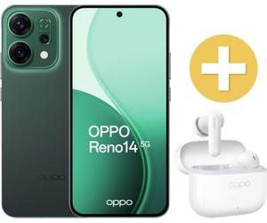 Oppo - Smartphone Pack Reno 14 512go Vert 5g + Encobuds3 Pro