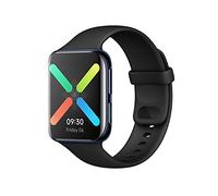 OPPO Watch Montre connectée 46 mm Noir Écran incurvé AMOLED, GPS, NFC, Bluetooth 4.2, WiFi, Wear OS by Google, Fonction de Charge Rapide VOOC