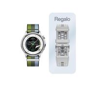Oppo Watch S Bluetooth WiFi NFC GPS 44 9mm AMOLED Plata Resistencia Agua 5ATM+IP68 SpO2 ECG