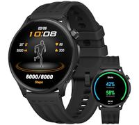Oppo Watch S Montre Connectée, 1.96 Pouces AMOLED Écran, 100+ Modes Sport, Fréquence Cardiaque et SpO2, Appels Bluetooth, jusqu'à 12 Jours Batterie, Noir