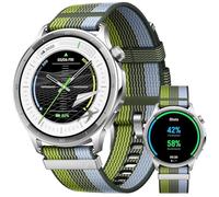 OPPO Watch S Montre ECG Acier 10Jours 3000Nits AMOLED, Silver Gleam