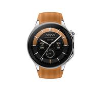 OPPO Watch X 3,63 cm (1.43 ) AMOLED 47 mm Numérique 466 x 466 pixels Écran tactile Acier inoxydable Wifi GPS (satellite)