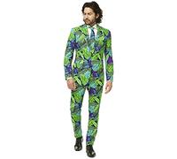 OppoSuits Crazy Prom Suits for Men - Juicy Jungle - Comes with Jacket, Pants and Tie in Funny Designs Costume d39homme Homme