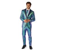 OppoSuits Fun Ugly Christmas for Men - The Rudolph - Full Suit: Jacket, Pants & Tie Costume pour Homme