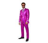 OppoSuits Fun Ugly Christmas for Men - The Rudolph - Full Suit: Jacket, Pants & Tie Costume pour Homme
