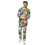 Costume Homme OppoSuits - Motif présentateur TV - Noir - Taille 50