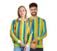 OppoSuits - Rue Sésame Pullover de Bert - Pull à rayures emblématique de Bert de