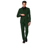 OppoSuits Solid Color Party for Men - Glorious Green - Full Suit: Includes Pants, Jacket and Tie Costume d39homme Homme