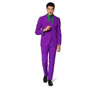 OppoSuits Solid Color Party for Men - Purple Prince - Full Suit: Includes Pants, Jacket and Tie Costume d39homme, 48 Homme