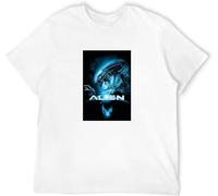 OPPUYYGHV Alien V12 T-Shirtmovie Poster White Manches Courtes(XX-Large)