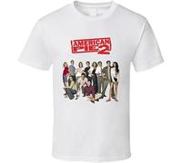 OPPUYYGHV American Pie 2 Classic Retro American Comedy Movie T Shirt Manches Courtes(Medium)