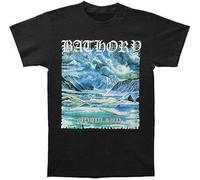 OPPUYYGHV boli Bathory Nordland T-Shirt New Manches Courtes(3X-Large)
