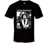 OPPUYYGHV Captain Beefheart Fast and Bulbous Music Black Classic Short Sleeve Unisex T-Shirt Gift S-4XL Manches Courtes(XX-Large)