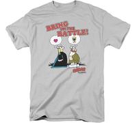 OPPUYYGHV Hagar The Horrible Comic Bring on The Battle Licensed Adult T-Shirt Manches Courtes(3X-Large)