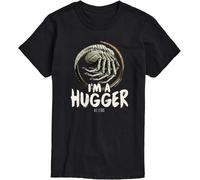 OPPUYYGHV Hybrid Apparel Alien - Im A Hugger - Men's Short Sleeve Graphic T-Shirt Manches Courtes(Medium)