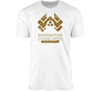 OPPUYYGHV Nakatomi LA Plaza T-Shirt- Adult's Christmas Eve Xmas 1988 Detective Cinema Movie American Action Thiller Film Inspired Manches Courtes(Medium)